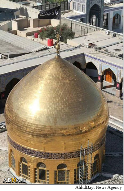 عکس خبری/ جدیدترین عکس از گنبد حرم حضرت زینب(س) 